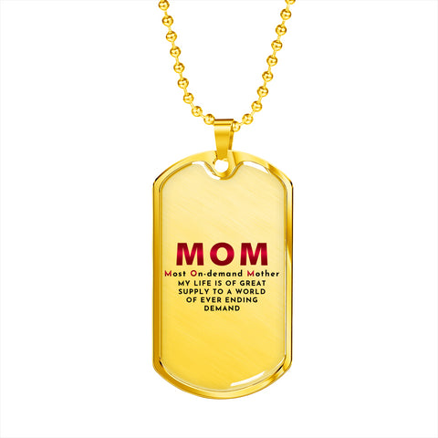 Most On-Demand Mother - Military Chain